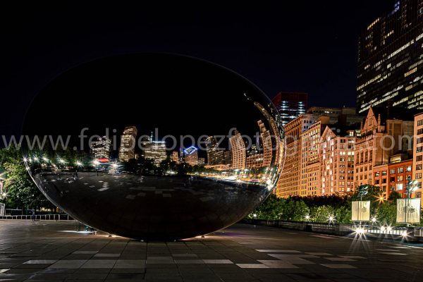 Fotografia nocturna The Bean. Fotografia The Bean