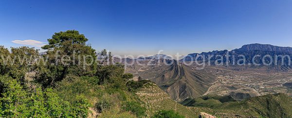 Montañas Vista a la Ciudad de las Montañas.